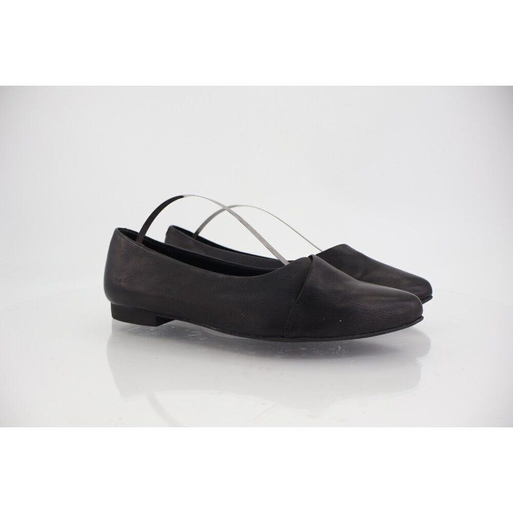 Born Women's Loafer Size 8.5 Flats Slip On Black Vegan Shoe Comfy Pointed